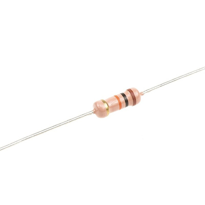 RS PRO 10kΩ Carbon Film Resistor 1W ±5%