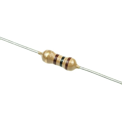 TE Connectivity 100Ω Carbon Film Resistor 0.33W ±5% CFR25J100R