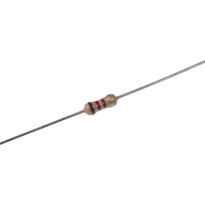 TE Connectivity 1.2kΩ Carbon Film Resistor 0.33W ±5% CFR25J1K2