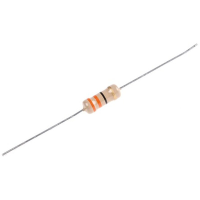 TE Connectivity 33Ω Carbon Film Resistor 1W ±5% CFR100J33R