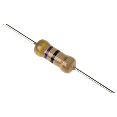 TE Connectivity 47Ω Carbon Film Resistor 1W ±5% CFR100J47R