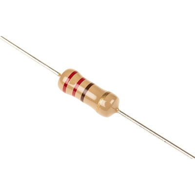 TE Connectivity 220Ω Carbon Film Resistor 1W ±5% CFR100J220R