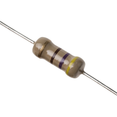 TE Connectivity 470Ω Carbon Film Resistor 1W ±5% CFR100J470R