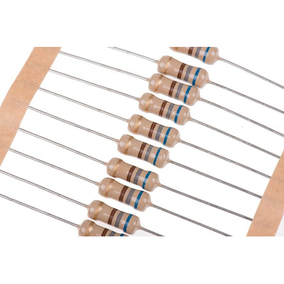 TE Connectivity 680Ω Carbon Film Resistor 1W ±5% CFR100J680R