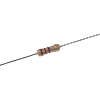 TE Connectivity 220Ω Carbon Film Resistor 0.5W ±5% CFR50J220R