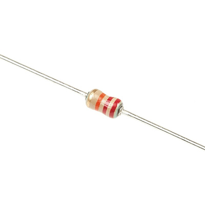 TE Connectivity 22kΩ Carbon Film Resistor 0.25W ±5% CFR16J22K