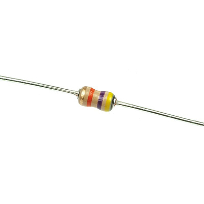 TE Connectivity 47kΩ Carbon Film Resistor 0.25W ±5% CFR16J47K