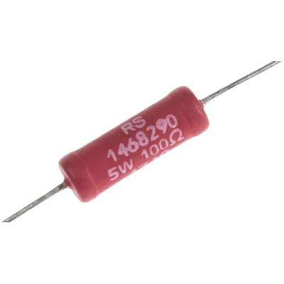 RS PRO 100Ω Wire Wound Resistor 5W ±5%