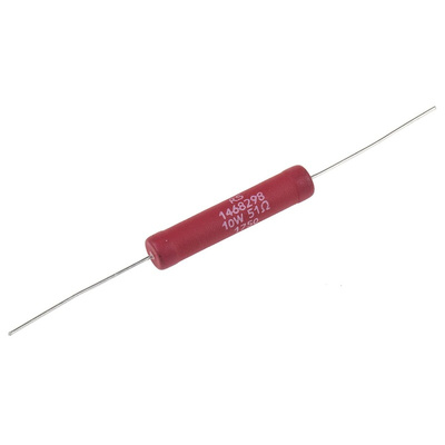 RS PRO 51Ω Wire Wound Resistor 10W ±5%