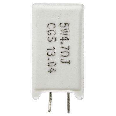 TE Connectivity 4.7Ω Wire Wound Resistor 5W ±5% SQMW54R7J