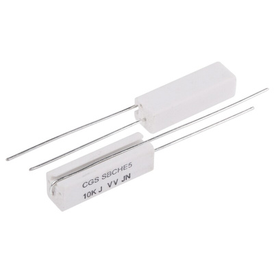 TE Connectivity 10kΩ Wire Wound Resistor 5W ±5% SBCHE510KJ