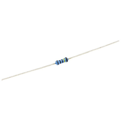 Vishay MBB0207 Series Axial Thin Film Fixed Resistor 1MΩ ±1% 0.6W ±50ppm/°C