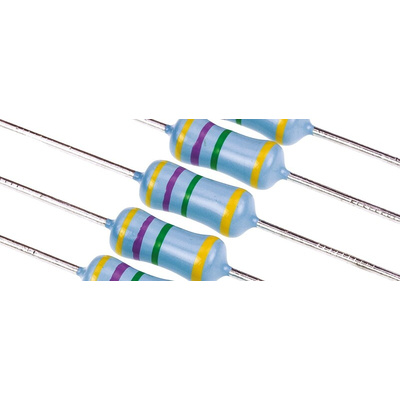 Vishay 4.7MΩ Metal Glaze Resistor 0.5W ±5% VR37000004704JA100
