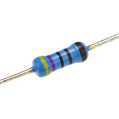 Vishay MBB0207 Series Axial Thin Film Fixed Resistor 4.7kΩ ±1% 0.6W ±50ppm/°C
