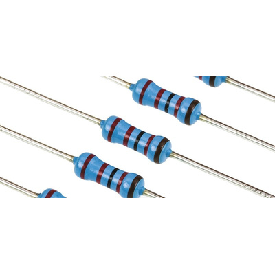 Vishay MBB0207 Series Axial Thin Film Fixed Resistor 22kΩ ±1% 0.6W ±50ppm/°C