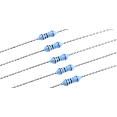 TE Connectivity 20Ω Metal Film Resistor 0.25W ±0.1% YR1B20RCC