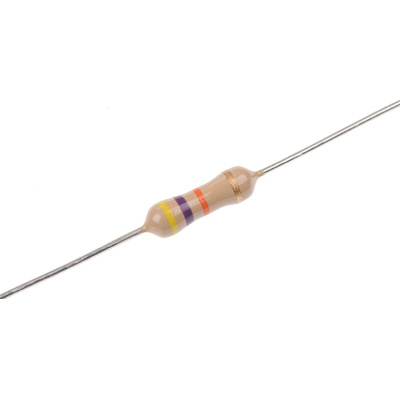 TE Connectivity 47kΩ Carbon Film Resistor 0.5W ±5% CFR50J47K