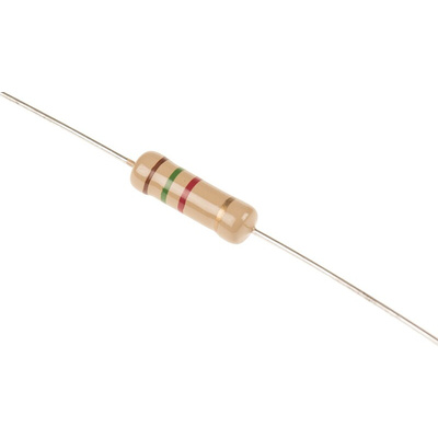 TE Connectivity 1.5kΩ Carbon Film Resistor 2W ±5% CFR200J1K5