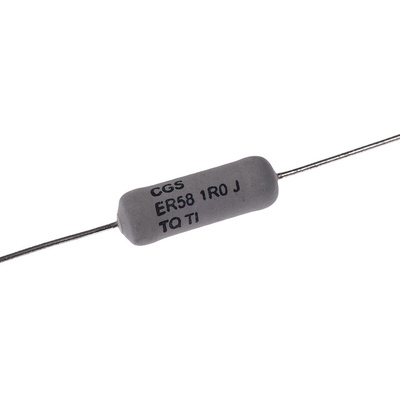 TE Connectivity 1Ω Wire Wound Resistor 7W ±5% ER581R0JT
