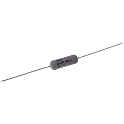 TE Connectivity 1Ω Wire Wound Resistor 7W ±5% ER581R0JT