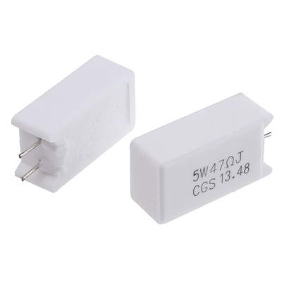 TE Connectivity 47Ω Wire Wound Resistor 5W ±5% SQMW547RJ