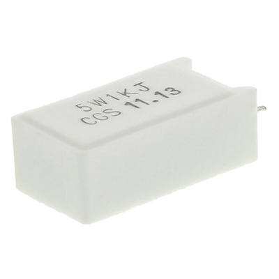 TE Connectivity 1kΩ Metal Oxide Resistor 5W ±5% SQMR51K0J