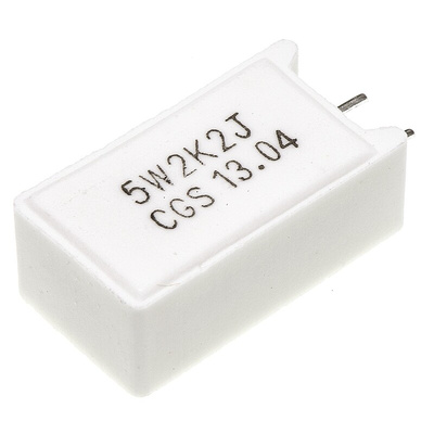 TE Connectivity 2.2kΩ Metal Oxide Resistor 5W ±5% SQMR52K2J
