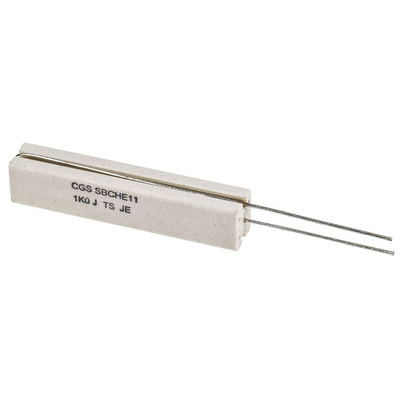 TE Connectivity 1kΩ Wire Wound Resistor 11W ±5% SBCHE111K0J