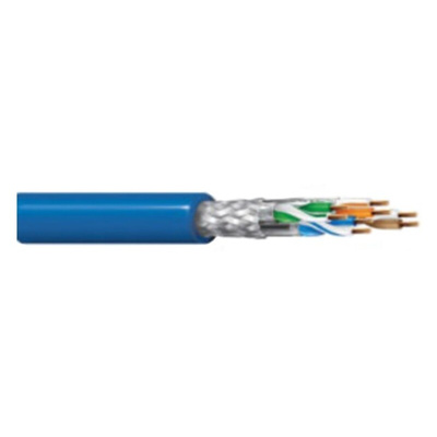 Belden Cat7 Ethernet Cable, S/FTP, Blue LSZH Sheath, 500m, Low Smoke Zero Halogen (LSZH)