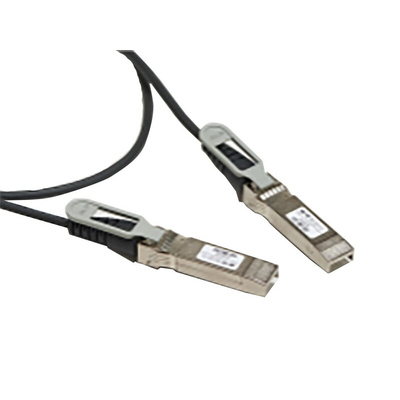 TE Connectivity Male SFP28 to Male SFP28 Ethernet Cable, Black PVC Sheath, 1m