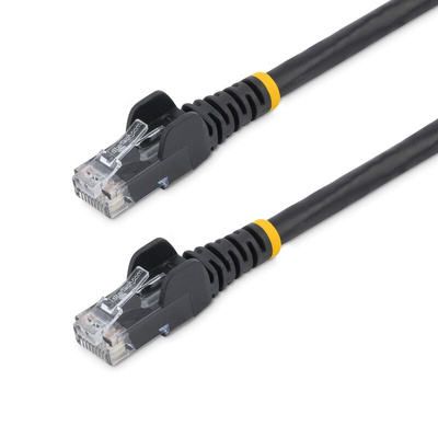 Startech Cat5e Male RJ45 to Male RJ45 Ethernet Cable, U/UTP, Black PVC Sheath, 10m, CM Rated