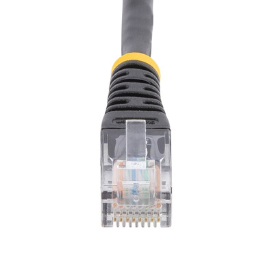 Startech Cat5e Male RJ45 to Male RJ45 Ethernet Cable, U/UTP, Black PVC Sheath, 15m, CMG Rated