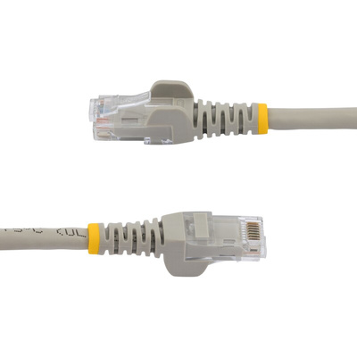 Startech Cat6 Male RJ45 to Male RJ45 Ethernet Cable, U/UTP, Grey PVC Sheath, 2m, CMG Rated