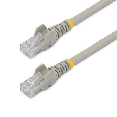 Startech Cat6 Male RJ45 to Male RJ45 Ethernet Cable, U/UTP, Grey PVC Sheath, 2m, CMG Rated