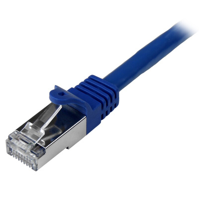 Startech Cat6 Male RJ45 to Male RJ45 Ethernet Cable, S/FTP, Blue PVC Sheath, 0.5m, CMG Rated