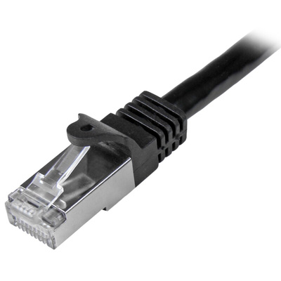 StarTech.com Cat6 Male RJ45 to Male RJ45 Ethernet Cable, S/FTP, Black PVC Sheath, 0.5m, CMG Rated