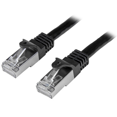 StarTech.com Cat6 Male RJ45 to Male RJ45 Ethernet Cable, S/FTP, Black PVC Sheath, 0.5m, CMG Rated