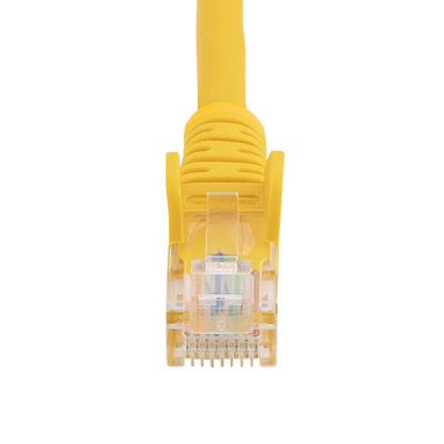 StarTech.com Cat5e Male RJ45 to Male RJ45 Ethernet Cable, U/UTP, Yellow PVC Sheath, 7m, CM Rated