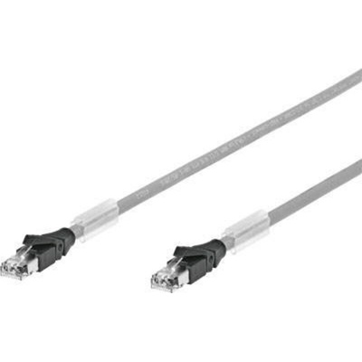 Festo Cat5 Male RJ45 to Male RJ45 Ethernet Cable, Green PUR Sheath, 1m