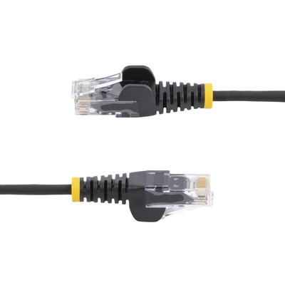 StarTech.com Cat6 Straight Male RJ45 to Straight Male RJ45 Ethernet Cable, U/UTP, Black Al(OH)3 (Aluminium Hydroxide)