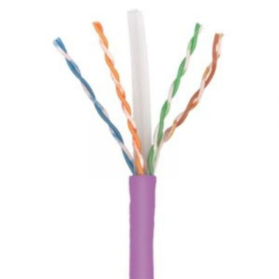 Molex Premise Networks Cat6 Ethernet Cable, U/UTP, Purple, 305m