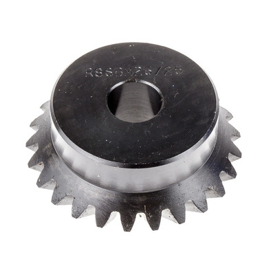 RS PRO Steel Mitre Gear, 16mm Bore, 25 Teeth, 2.5 Module