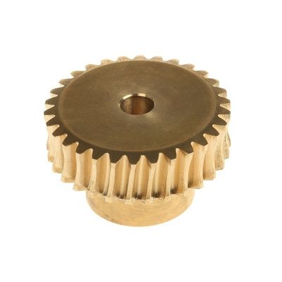 RS PRO Bronze 30 Teeth Worm Wheel Gear, 30.24mm PitchDiam. , 20mm Hub Diam. , 20mm Face Width