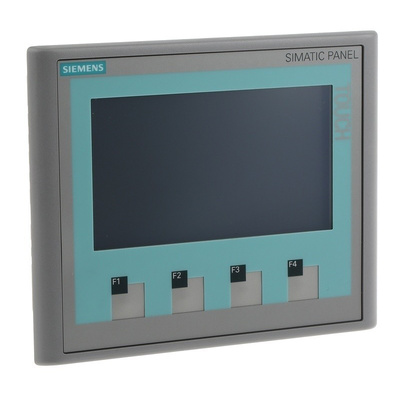 Siemens Backlit TFT HMI Panel, 4.3 in Display, 24 V dc Supply, 116 x 140 x 33 mm