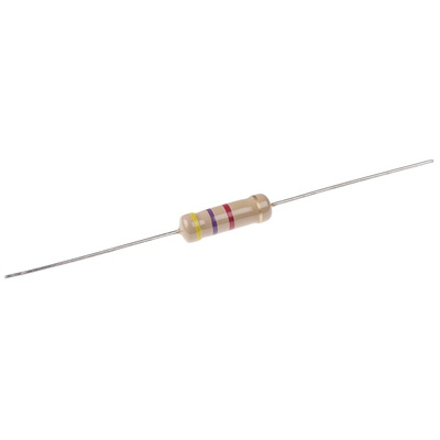 TE Connectivity 4.7kΩ Carbon Film Resistor 2W ±5% CFR200J4K7