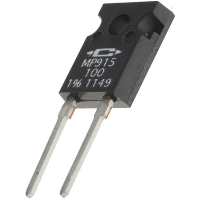 Caddock 100Ω Power Film Resistor 15W ±1% MP915-100-1%