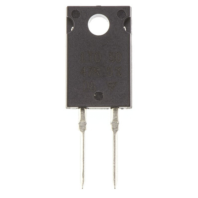 Vishay 47Ω Thick Film Resistor 50W ±5% LTO050F47R00JTE3