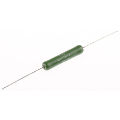 TE Connectivity 22Ω Wire Wound Resistor 10W ±5% C1022RJL