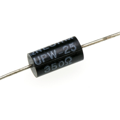TE Connectivity 350Ω Wire Wound Resistor 0.25W ±0.1% UPW25B350RV