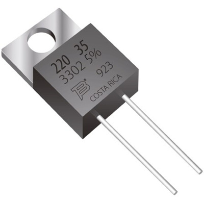 Bourns 5Ω Thick Film Resistor 35W ±5% PWR220T-35-5R00J